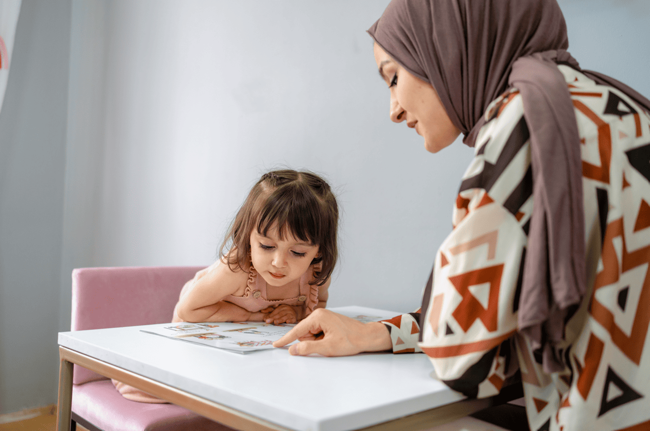 Open book representing literacy